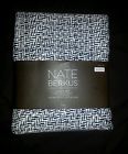 490621811626 Nate Berkus Blue Crosshatch 4 Pc Queen Sheet Set 300 Tc 100 Cotton Fits 18 Nwt