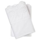 490621903055 Simply Shabby Chic New Embroidered Hem Standard Pillowcases