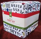 490622607167 Decor Happy Holidays Merry Christmas Words Queen Flannel 490622607167 Decor Happy Holidays Merry Christmas Words Queen Flannel