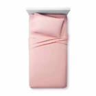 490970235128 Pillowfort Solid Light Pink Cotton Sheet Set Full 490970235128 Pillowfort Solid Light Pink Cotton Sheet Set Full