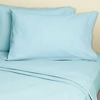 5-30-200-ltb-02 Innomax Percale Fitted Sheets Solid Queen Light Blue 819593010477
