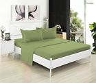 57980922 Crescent Bedding Queen Fiber Sage Green Fitted Sheet 7437357980922