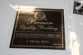 133024 5th Ave Hotel Premier Quality Bedding 6 Piece King Sheet Set New In Package