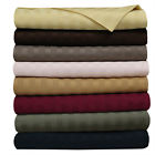 600-stripe-sheets Royal Tradition Cotton Damask Stripe Sheet Sets Count Sateen Bed