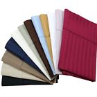 600stripe-pillcse Royal Tradition Stripe Cotton Pillowcases Thread Count Soft Luxury Set