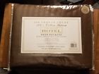 608866236849 Unbranded King Cotton Sateen Sheet Set Brown Thread