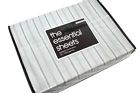610792094509 The Essential Sheets Essentials Full Blue Stripe Print