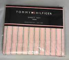 651862314929 Tommy Hilfiger Collegiate Stripe Sheet Set Pink Twin