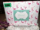 655385160605 Hotel Collection Whimsical Flamingo Pink King Sheet Set