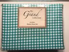 655385991339 The Grand Collection Nwt Gingham Checked Microfiber Sheet
