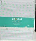 696234263832 Pillowfort Tiny Triangles Microfiber Sheet Twin Size