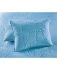 706254667890 Martha Stewart Collection Atlantic Palm Harbor Blue Quilted
