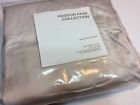 706255865042 Hudson Park Silver Cotton Queen Fitted Sheet