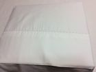 706258547990 Martha Stewart White Percale Twin Sheet Set