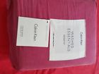 709271389158 Calvin Klein Washed Essentials Berry King Sheet Set