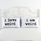 713902010939 Dasyfly Love Weird And Am Couples Pillowcase Set 713902010939 Dasyfly Love Weird And Am Couples Pillowcase Set