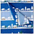 718498909674 Micro Flannel Shavel Sheet Set King Winter Village