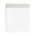 728455639247 Matouk Oberlin King Flat Sheet White Silver Percale 728455639247 Matouk Oberlin King Flat Sheet White Silver Percale