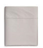 7648 733001432593 Hudson Park Collection Silver Egyptian Cotton Flat Sheet