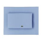 734737425781 Lacoste Cotton Percale Sheet Set Solid Allure Blue 734737425781 Lacoste Cotton Percale Sheet Set Solid Allure Blue