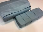 734737487635 King Fairfield Square Blue Cotton Rich Sheet Set