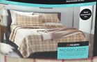 73cusfcpsfu Cuddl Duds Microfleece Full Sheet Set Red Khaki 791551796015 73cusfcpsfu Cuddl Duds Microfleece Full Sheet Set Red Khaki 791551796015