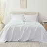 745754410308 Umchord French Linen Bed Sheets Piece Stone Washed