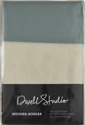766195489395 Dwell Studio Modern Border Slate King Pillowcase Cotton