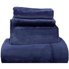 791551828372 Berkshire Blanket Velvetloft Sheet Pillowcase Sets Full Navy 791551828372 Berkshire Blanket Velvetloft Sheet Pillowcase Sets Full Navy