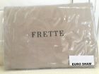 8051834702884 Frette Euro Continental Pillow Sham Olanda Taupe Gray