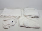 807000158386 Brielle Cotton Jersey Knit Sheet Set Twin White