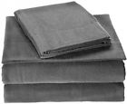 807000174706 Brielle Cotton Flannel Sheet Set Queen Grey