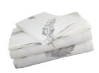 807000230112 Brielle Fashion Cotton Jersey Xl Sheet Set Feathers