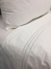 812362031253 Koni Top Sheet Triple Line Cotton Tc White