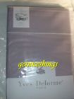 821488 Yves Delorme Serenity Queen Flat Sheet Cotton Lavender Purple White