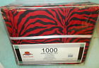 8219 Gold Crown Red Tiger Stripes King Size Sheet 007192082159