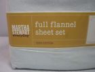 826510104096 Martha Stewart New Flannel Sheet Set Full Cotton