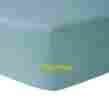 833336 Queen Size Fitted Sheet Yves Delorme Triomphe Lagon Turquoise Aqua Blue 305 New