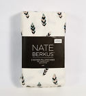 840708128633 Nate Berkus Cotton Feathers Print King Sateen Pillowcases