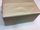 842164001932 King Fairfield Square Tan Cotton Rich Sheet Set