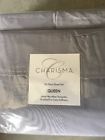 843754013298 Charisma Piece Queen Microfiber Grey Pillows And Bed