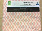 844178038720 Mainstays Pink Grey Diamond Print Soft Microfiber Queen 844178038720 Mainstays Pink Grey Diamond Print Soft Microfiber Queen