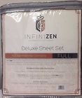 852668073403 Infinizen Deluxe Bed Sheet Set Gray Full New 852668073403 Infinizen Deluxe Bed Sheet Set Gray Full New