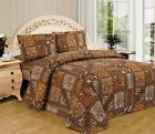 852691191006 Wpm Brown Black Leopard Zebra Queen Size Sheet