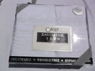 855031133247 Luxor Treasures Executive Twin Sheet Set Fitted Flat