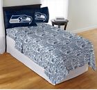 877115 Seattle Seahawks Sheet Set Nfl Full Bed Fitted 638623410519