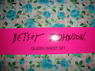 883893476882 Betsey Johnson New Pc Queen Sheet Set Plaid