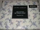 883893518414 Laura Ashley New Charlotte Blue Floral King Sheet