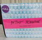 883893543287 Betsey Johnson Full Sheet Set Ombre Skull Blue