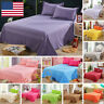885935565912 Unbranded Bed Flat Sheets Twin Queen Size Bedding Sheet Cotton